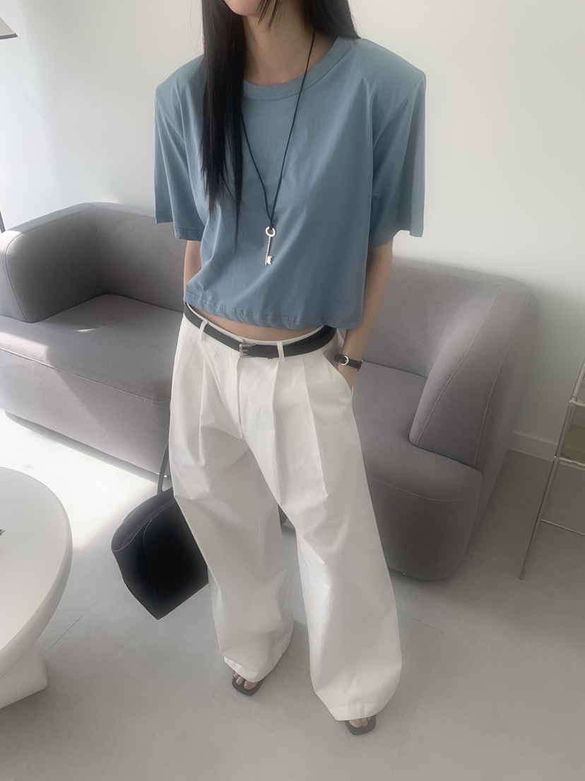 TRUE韓國東大門直郵女士新品時尚職業推薦休閑熱賣26春夏T恤TRUET恤