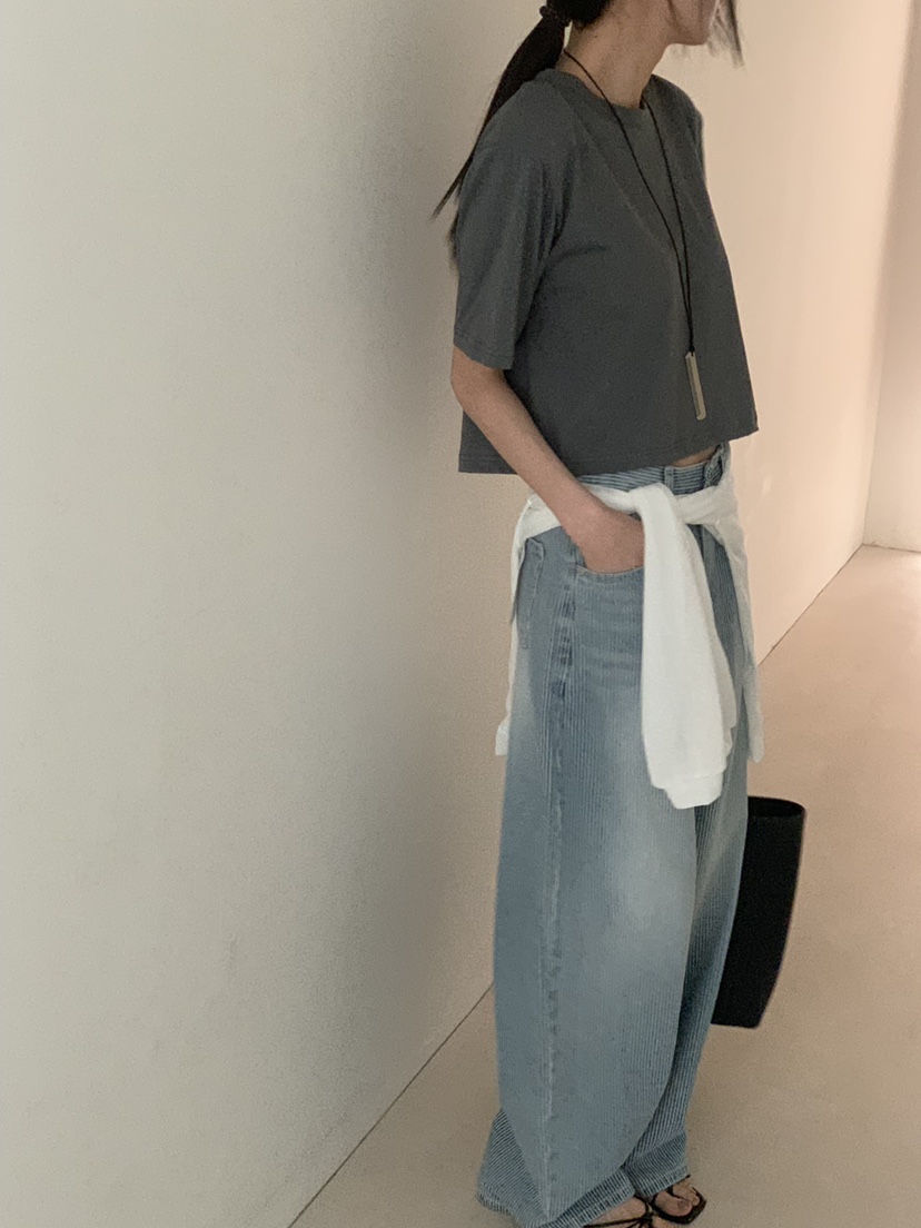 TRUE韓國東大門直郵女士新品時尚職業推薦休閑熱賣26春夏T恤TRUET恤