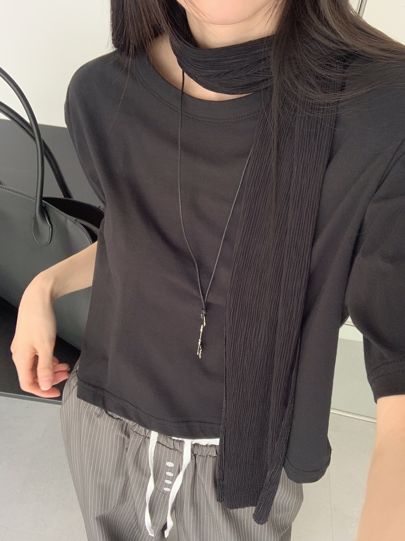 TRUE韓國東大門直郵女士新品時尚職業推薦休閑熱賣26春夏T恤TRUET恤