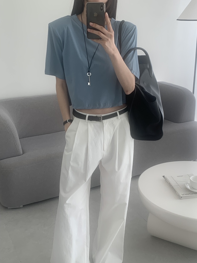 TRUE韓國東大門直郵女士新品時尚職業推薦休閑熱賣26春夏T恤TRUET恤