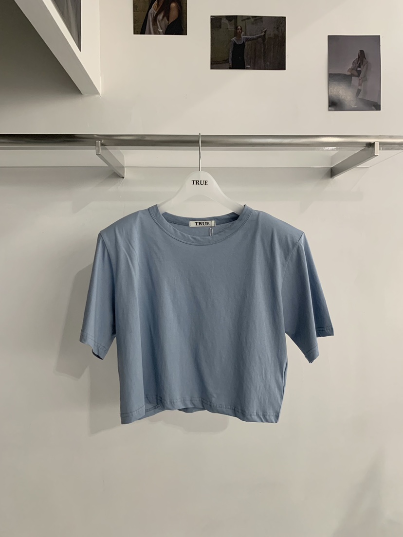 TRUE韓國東大門直郵女士新品時尚職業推薦休閑熱賣26春夏T恤TRUET恤圖色2