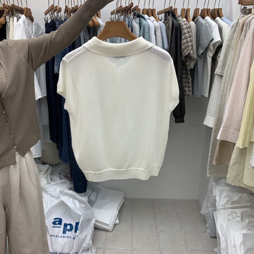 DRESS ROOM韓國直郵女裝新款26春夏熱賣職業推薦休閑針織衫DRESS ROOM針織衫