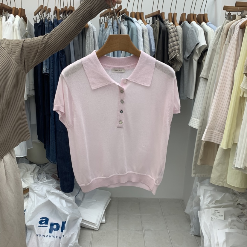 DRESS ROOM韓國直郵女裝新款26春夏熱賣職業推薦休閑針織衫DRESS ROOM針織衫圖色2
