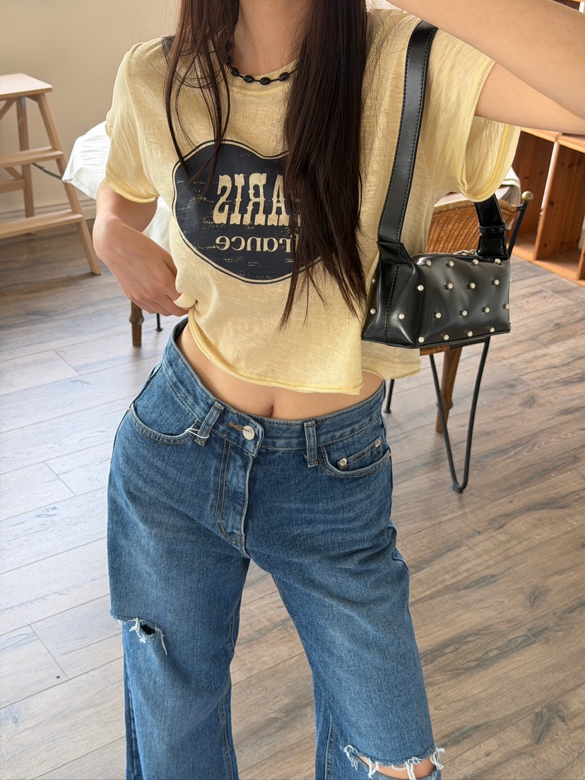 JOURNEY韓國直郵實拍女士新品26春夏職業休閑熱賣時尚T恤JOURNEYT恤圖色2