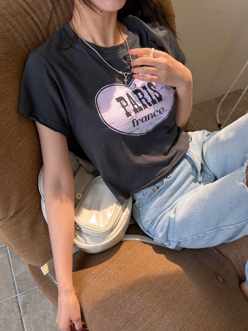 JOURNEY韓國直郵實拍女士新品26春夏職業休閑熱賣時尚T恤JOURNEYT恤圖色3