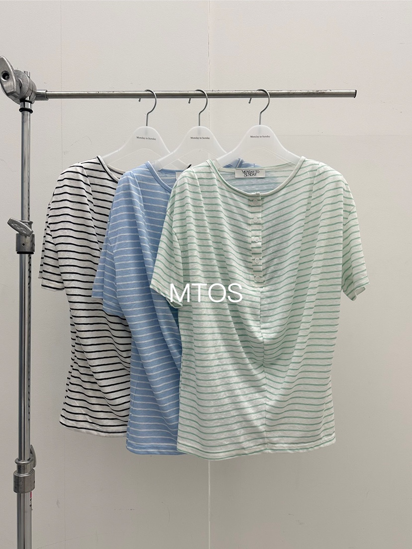 MONDAY TO SUNDAY韓國東大門直郵女裝新品熱賣休閑26春夏T恤MONDAY TO SUNDAYT恤