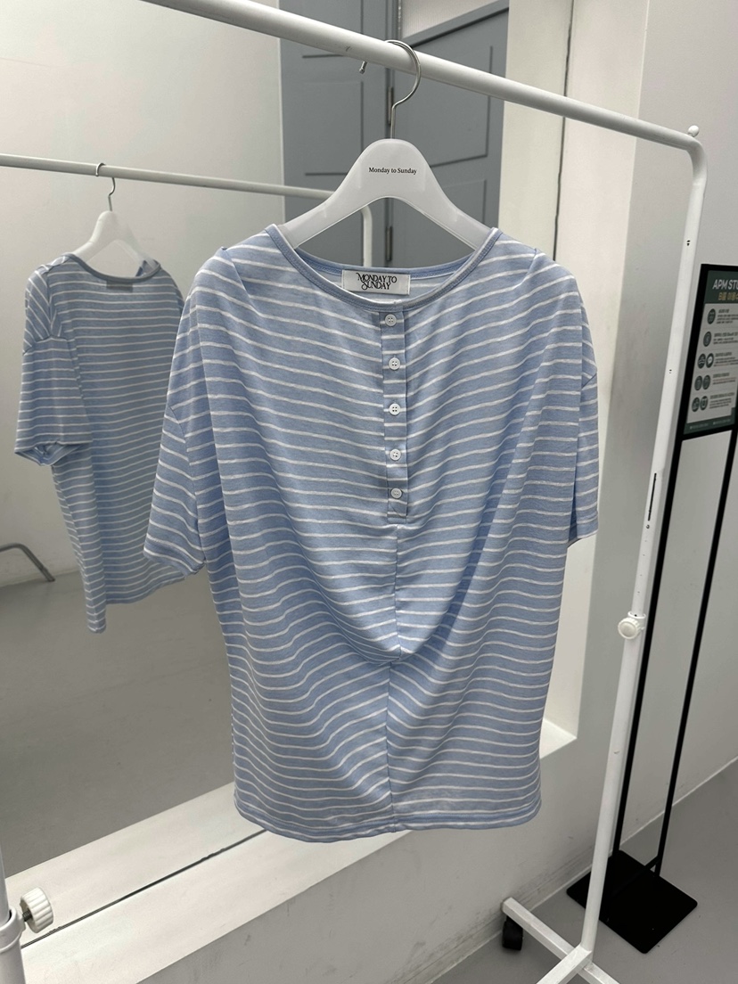 MONDAY TO SUNDAY韓國東大門直郵女裝新品熱賣休閑26春夏T恤MONDAY TO SUNDAYT恤