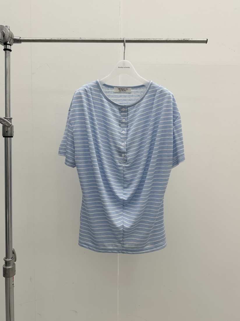 MONDAY TO SUNDAY韓國東大門直郵女裝新品熱賣休閑26春夏T恤MONDAY TO SUNDAYT恤圖色3