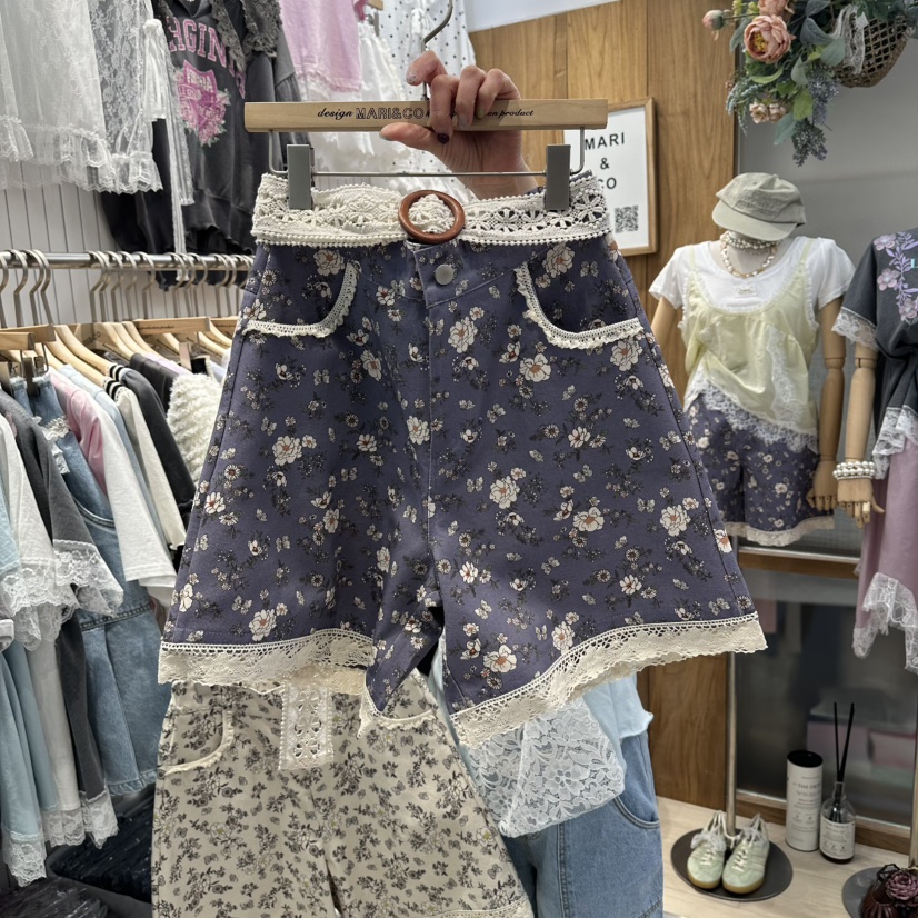 MARI CO韓國代購女裝新品26春夏推薦職業短褲不含腰帶寬松MARI CO短褲圖色1