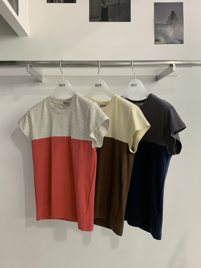 TRUE韓國東大門代購女裝新品休閑熱賣人氣時尚職業26春夏T恤TRUET恤