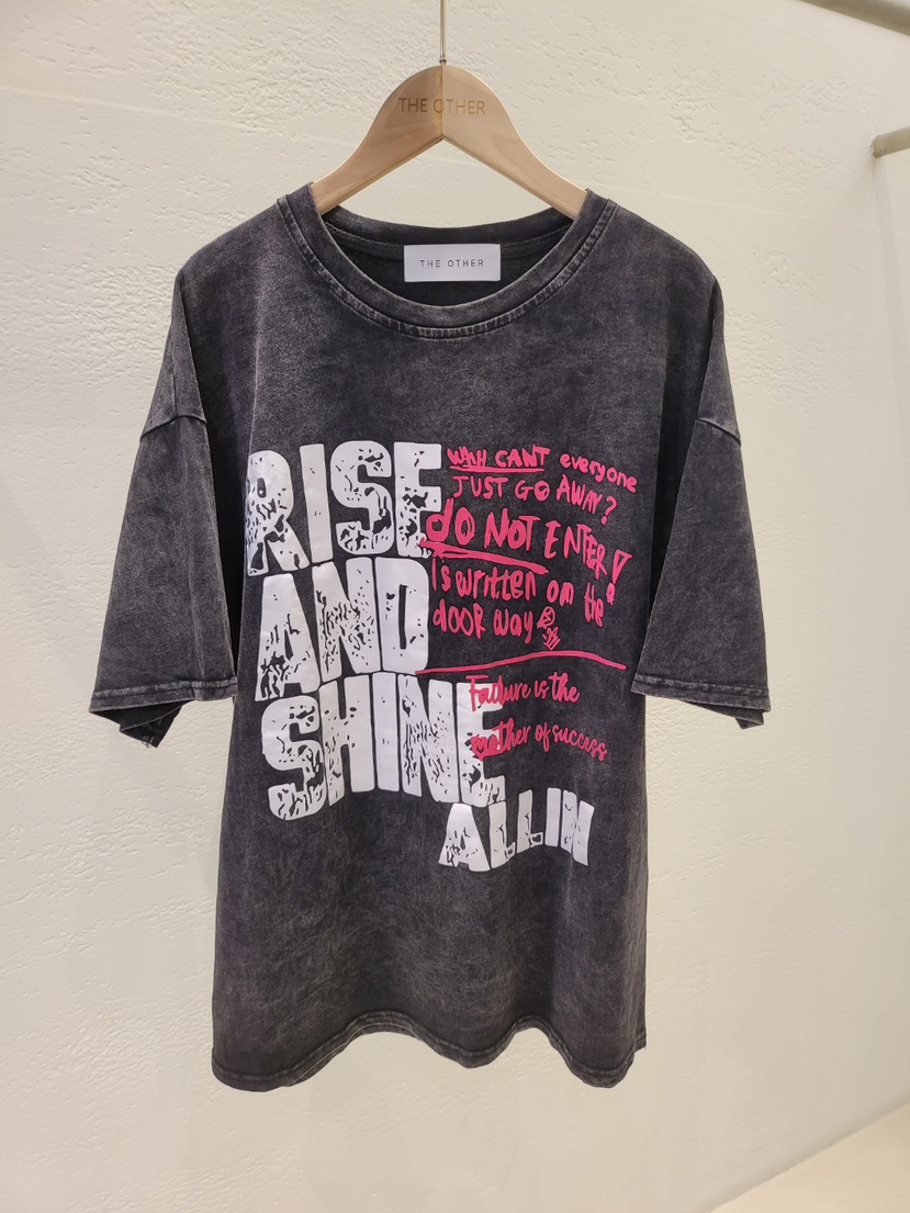 THE OTHER韓國代購女士新款熱賣職業人氣推薦時尚休閑T恤THE OTHERT恤圖色1