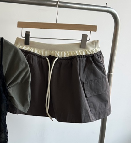 JOURNEY韓國東大門代購女裝新品職業推薦熱賣休閑裙褲口袋JOURNEY裙褲圖色3