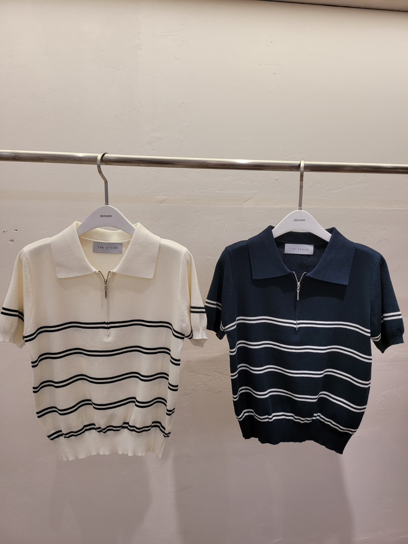 THE OTHER韓國東大門直郵女士新款26春夏職業針織衫拉鏈THE OTHER針織衫