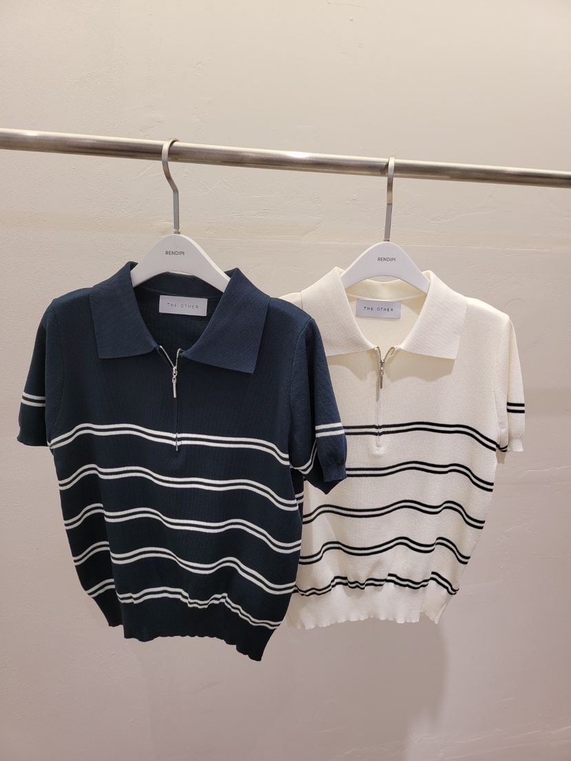 THE OTHER韓國東大門直郵女士新款26春夏職業針織衫拉鏈THE OTHER針織衫