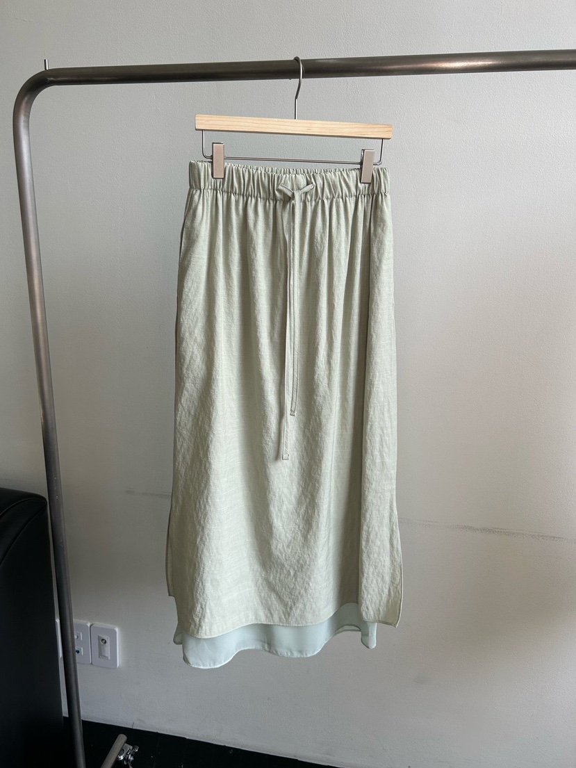 AS THOUGHT韓國東大門直郵女士新款熱賣人氣職業長裙雪紡AS THOUGHT長裙圖色2