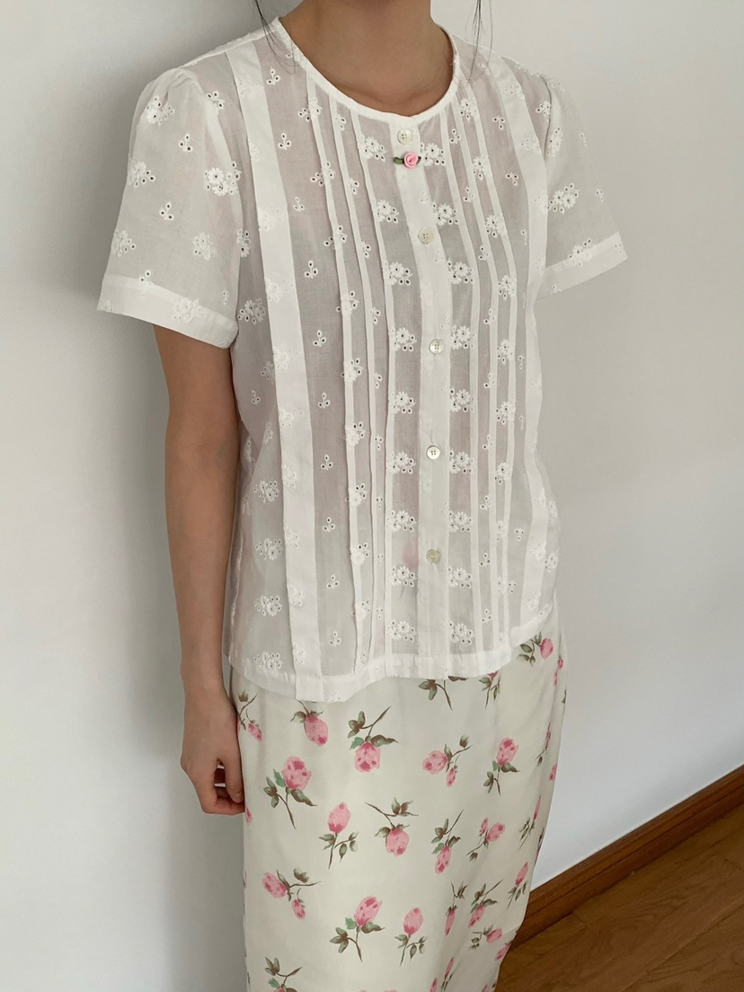 LOVE MY SANTA韓國東大門代購女士新款人氣休閑襯衫蕾絲衫Santa/LOVE MY SANTA襯衫/蕾絲衫圖色1