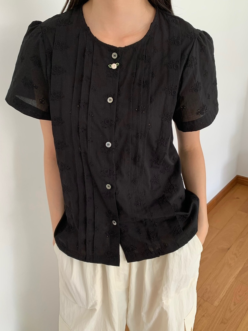 LOVE MY SANTA韓國東大門代購女士新款人氣休閑襯衫蕾絲衫Santa/LOVE MY SANTA襯衫/蕾絲衫圖色2