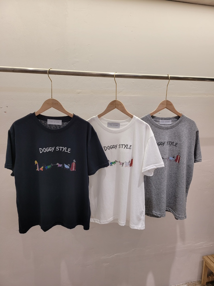 THE OTHER韓國直郵實拍女士新款休閑時尚職業推薦T恤刺繡THE OTHERT恤