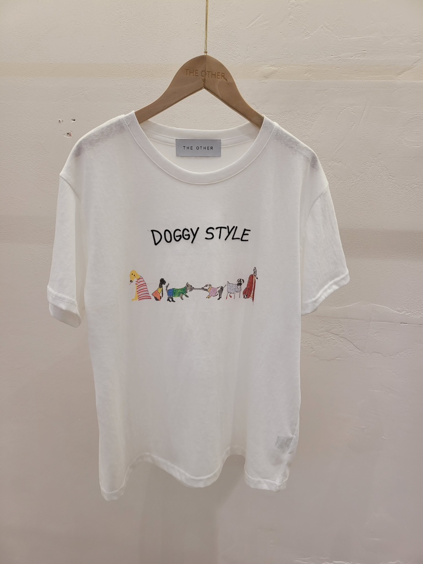 THE OTHER韓國直郵實拍女士新款休閑時尚職業推薦T恤刺繡THE OTHERT恤圖色1