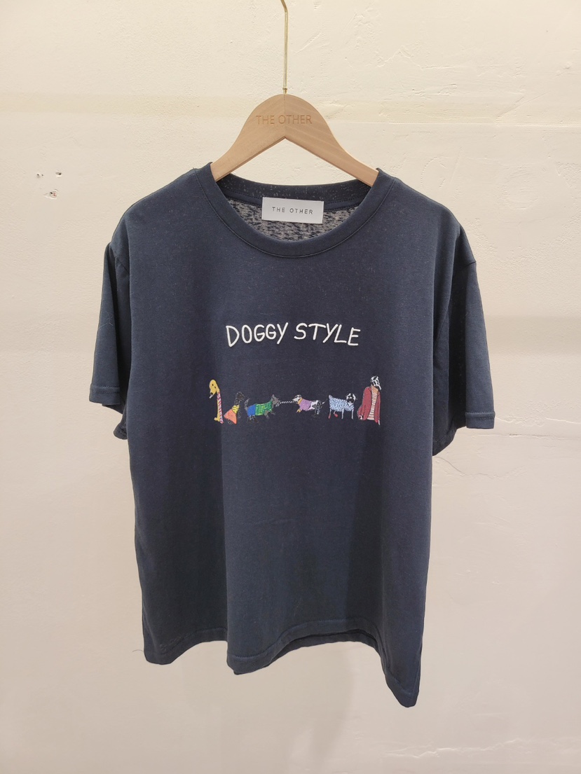 THE OTHER韓國直郵實拍女士新款休閑時尚職業推薦T恤刺繡THE OTHERT恤圖色2