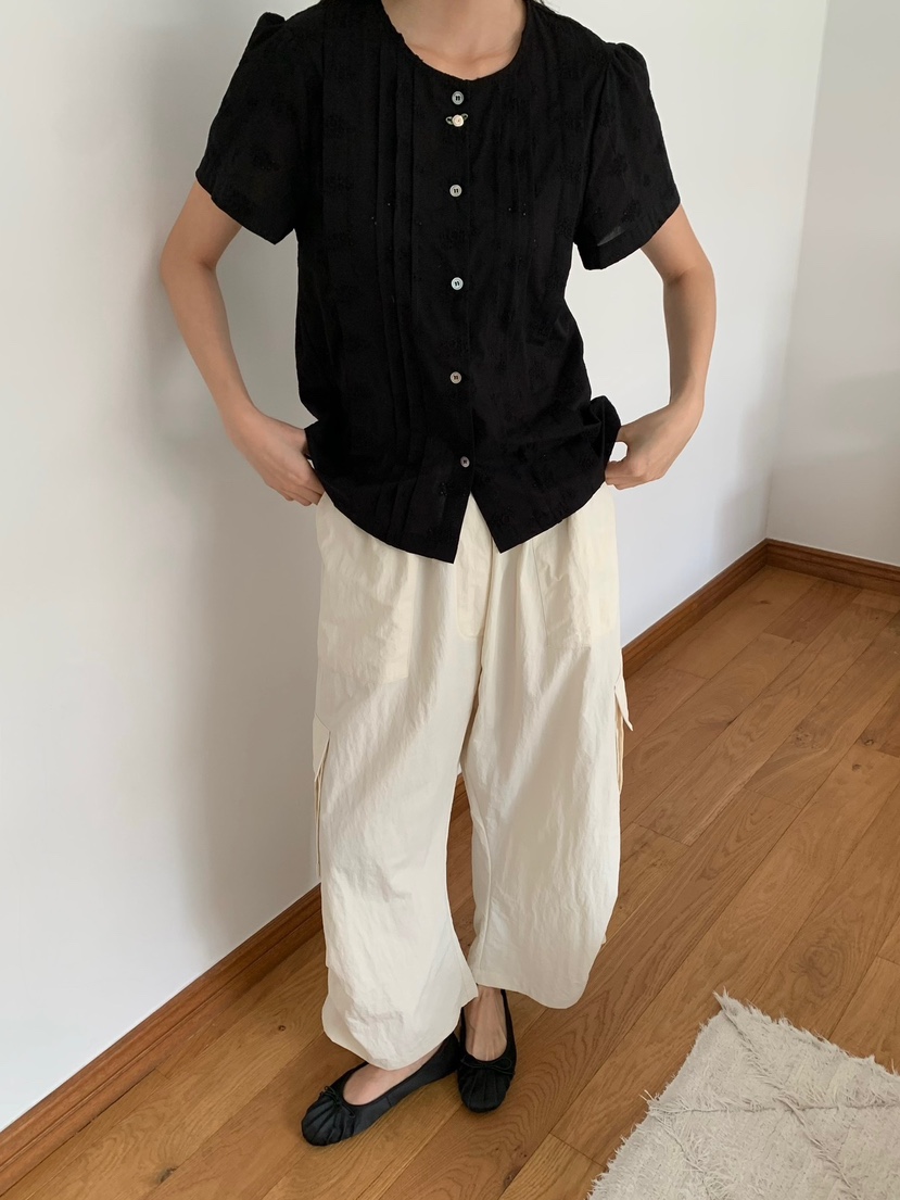 LOVE MY SANTA韓國東大門直郵女士新品職業26春夏休閑褲Santa/LOVE MY SANTA休閑褲圖色1白色