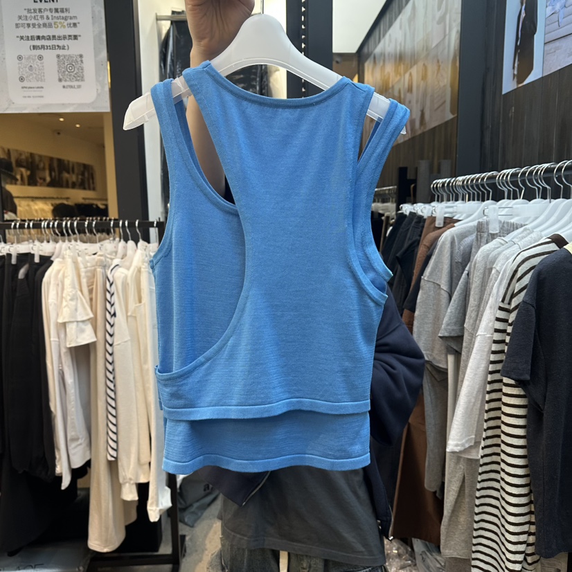 LE ETOILE韓國東大門代購女裝新款時尚休閑吊帶背心鏤空Le etoile吊帶/背心