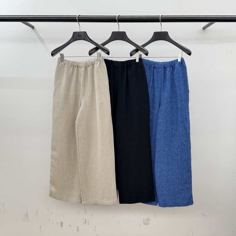 ID韓國東大門代購女士新品熱賣人氣職業休閑褲亞麻布提花ID休閑褲