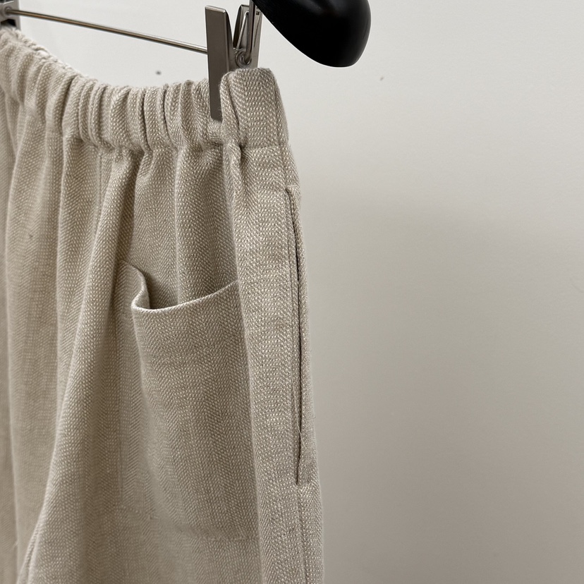 ID韓國東大門代購女士新品熱賣人氣職業休閑褲亞麻布提花ID休閑褲