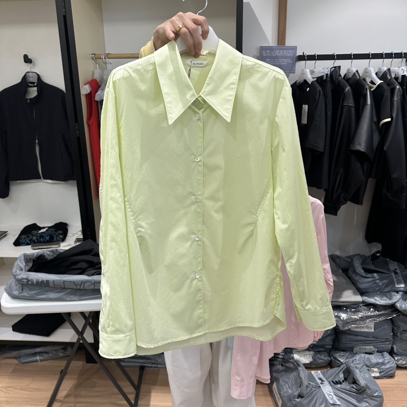 MUYBIEN韓國東大門直郵女士新品人氣休閑時尚襯衫蕾絲衫棉MUYBIEN襯衫/蕾絲衫圖色1