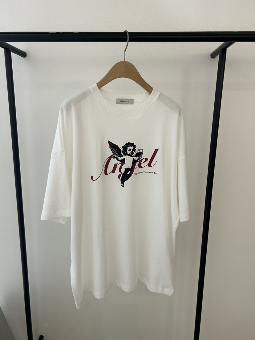 AS THOUGHT韓國直郵女裝新品時尚職業26春夏推薦人氣T恤AS THOUGHTT恤圖色1