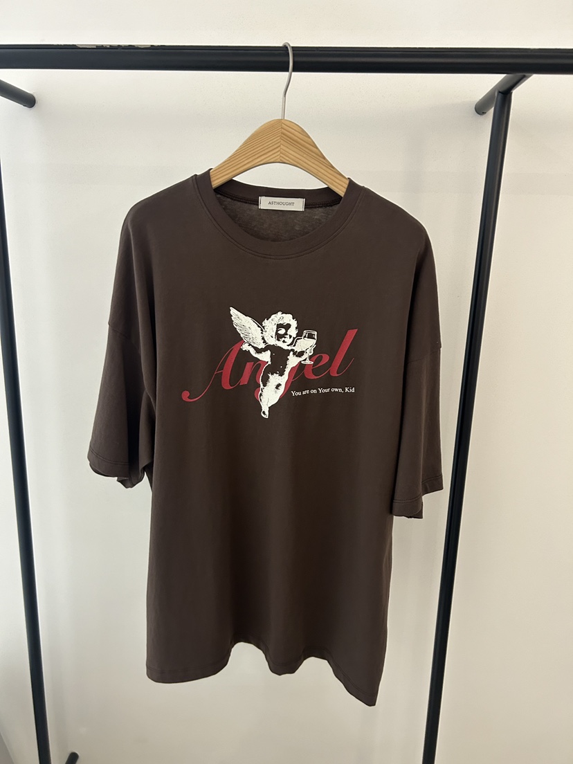 AS THOUGHT韓國直郵女裝新品時尚職業26春夏推薦人氣T恤AS THOUGHTT恤圖色2