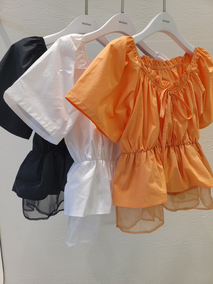 THE OTHER韓國東大門直郵女裝新款熱賣職業襯衫蕾絲衫緞THE OTHER襯衫/蕾絲衫