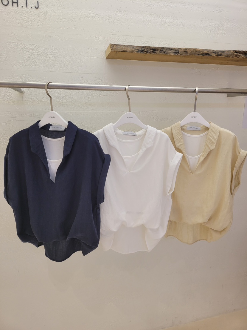 THE OTHER韓國直郵實拍女裝新款人氣休閑襯衫蕾絲衫亞麻THE OTHER襯衫/蕾絲衫