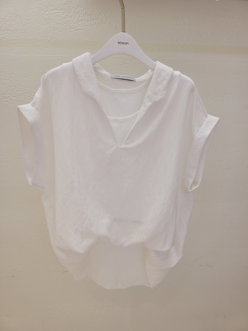 THE OTHER韓國直郵實拍女裝新款人氣休閑襯衫蕾絲衫亞麻THE OTHER襯衫/蕾絲衫圖色1