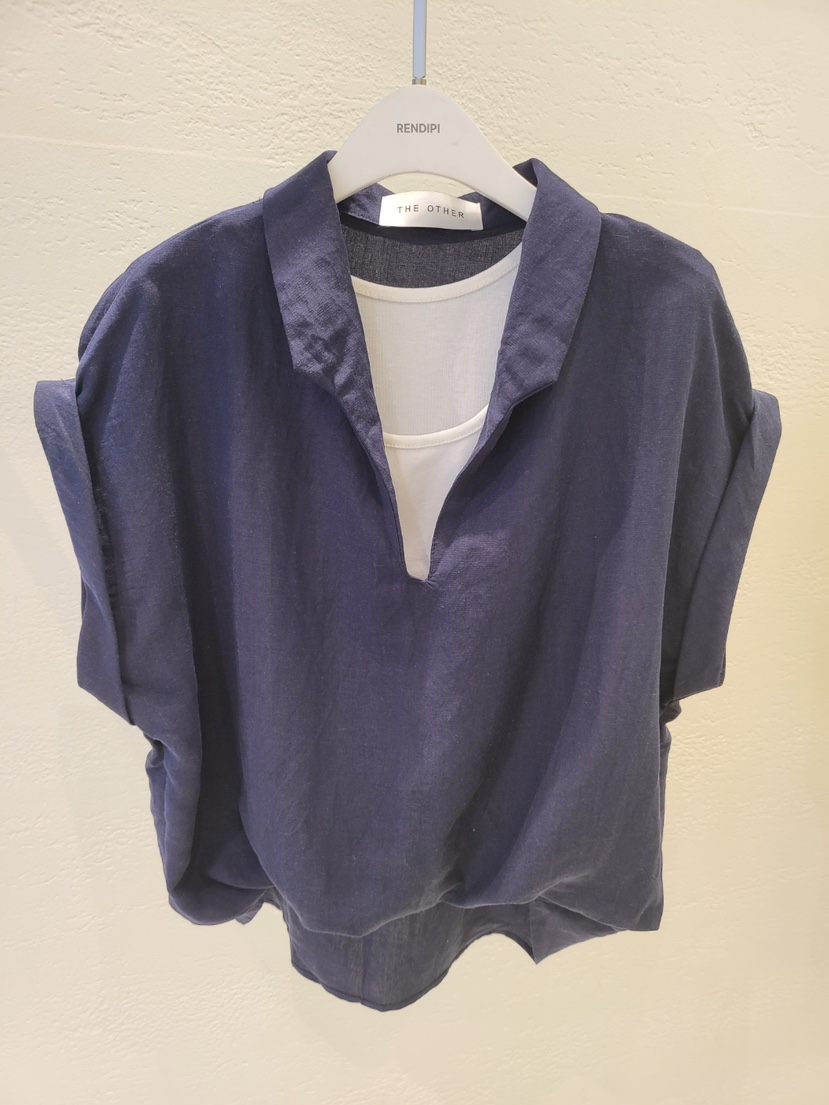 THE OTHER韓國直郵實拍女裝新款人氣休閑襯衫蕾絲衫亞麻THE OTHER襯衫/蕾絲衫圖色2