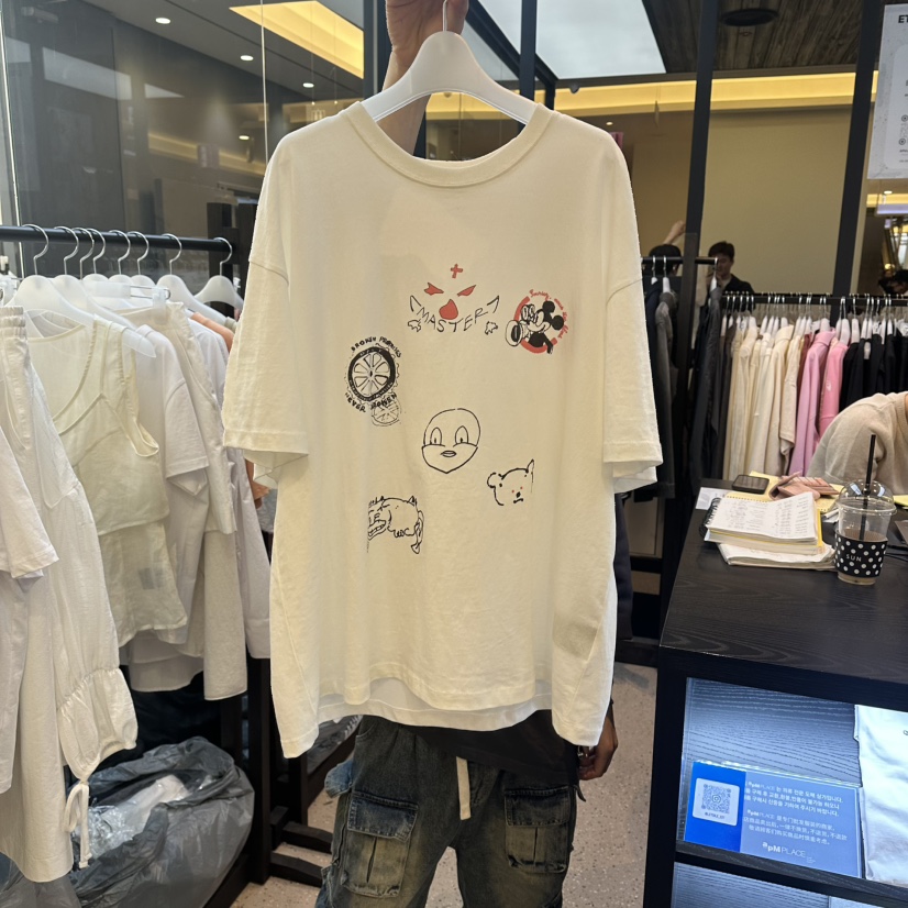 LE ETOILE韓國代購女裝新款26春夏時尚推薦人氣熱賣休閑T恤Le etoileT恤圖色2