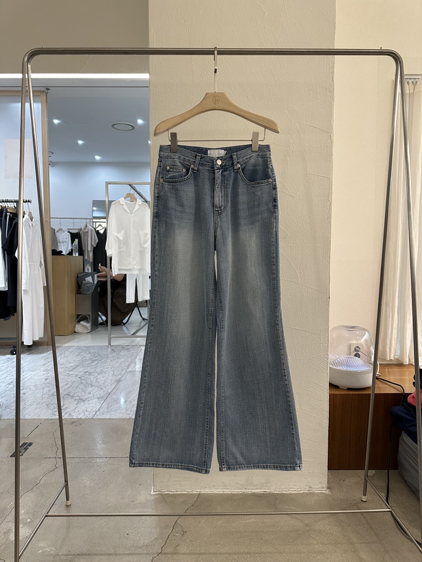 BPLAN韓國東大門代購女士新款時尚人氣職業熱賣26春夏牛仔褲BPLAN牛仔褲圖色1