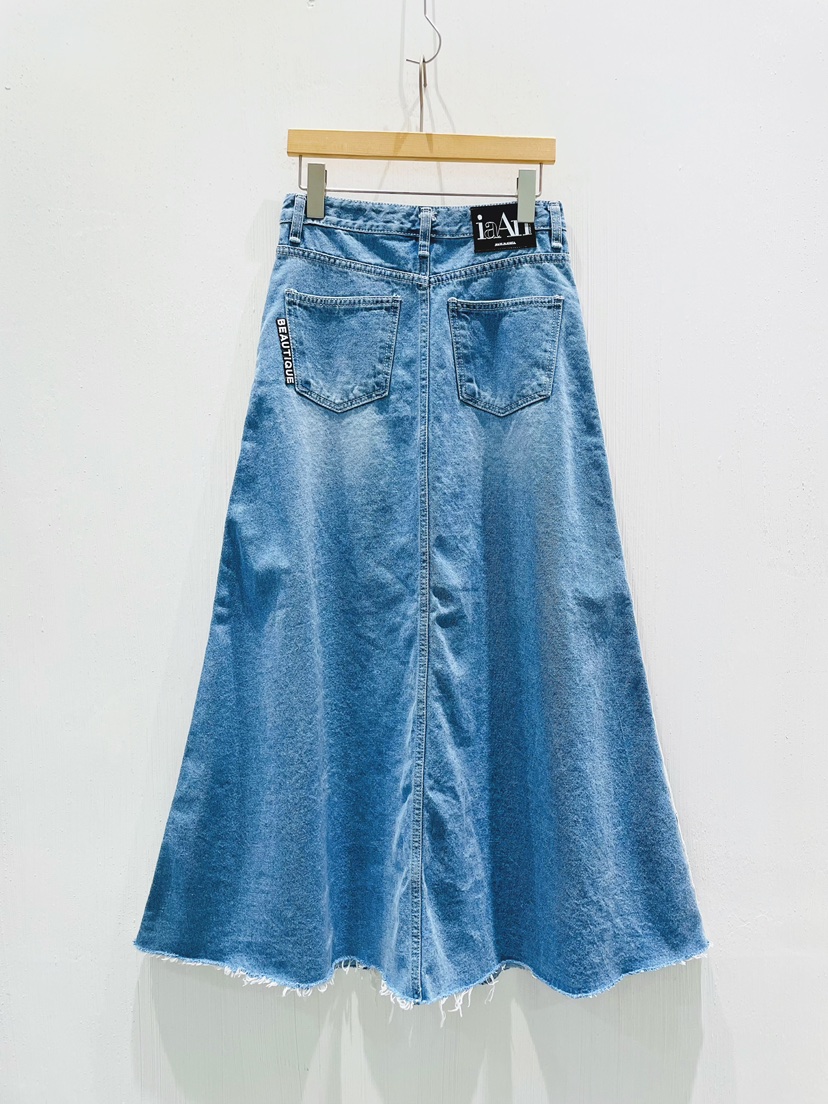 IAAN韓國東大門直郵女裝新款時尚職業推薦熱賣休閑人氣長裙iaAn長裙