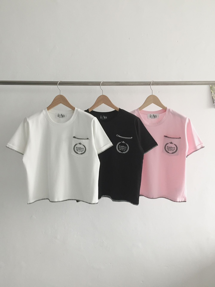 IAAN韓國直郵實拍女裝新品熱賣休閑26春夏時尚推薦人氣T恤iaAnT恤