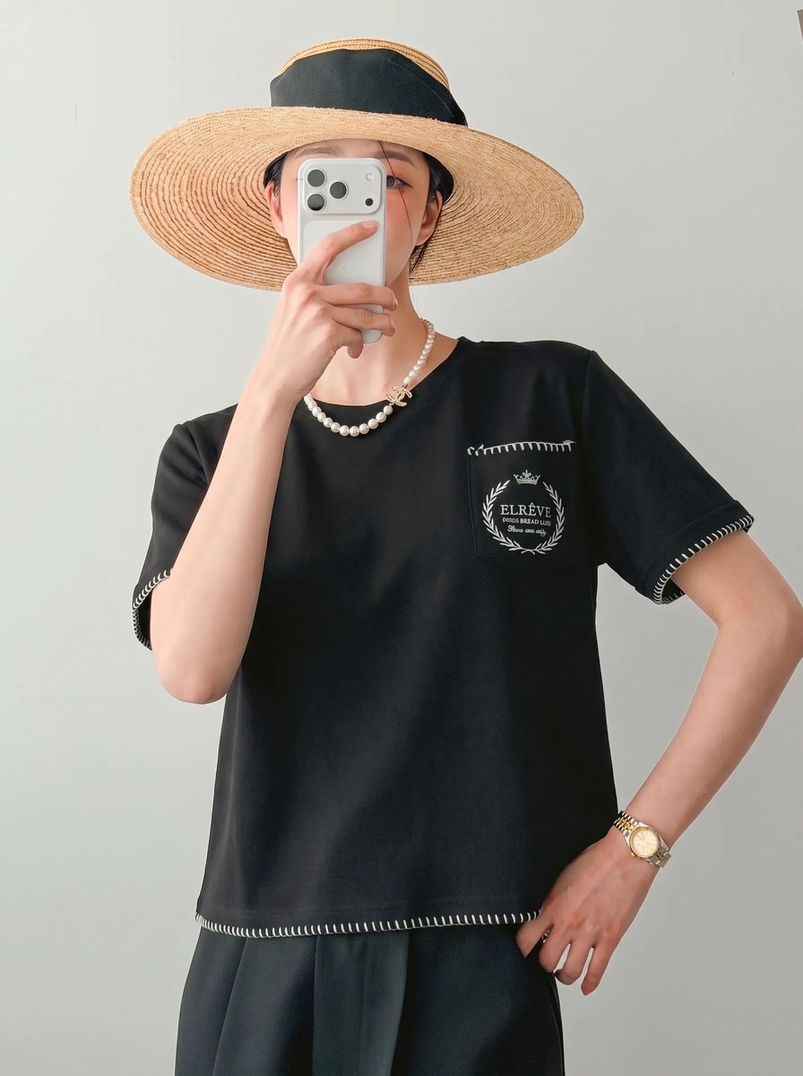 IAAN韓國直郵實拍女裝新品熱賣休閑26春夏時尚推薦人氣T恤iaAnT恤