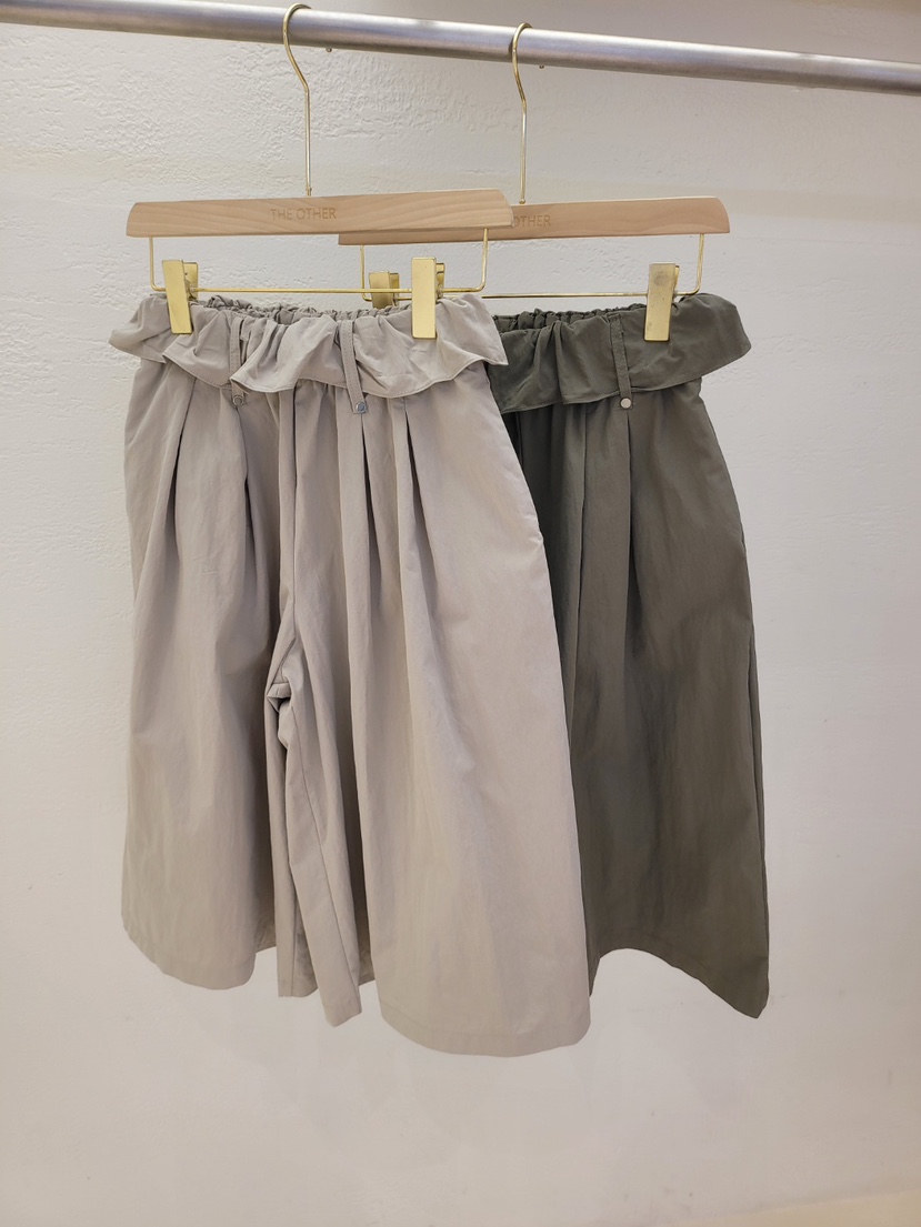 THE OTHER韓國東大門直郵女士新款人氣推薦休閑短褲荷葉邊THE OTHER短褲