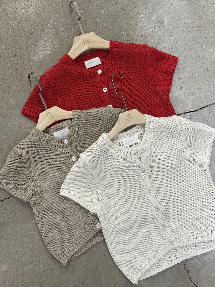 BPLAN韓國代購女士新款推薦26春夏休閑職業熱賣時尚針織衫BPLAN針織衫