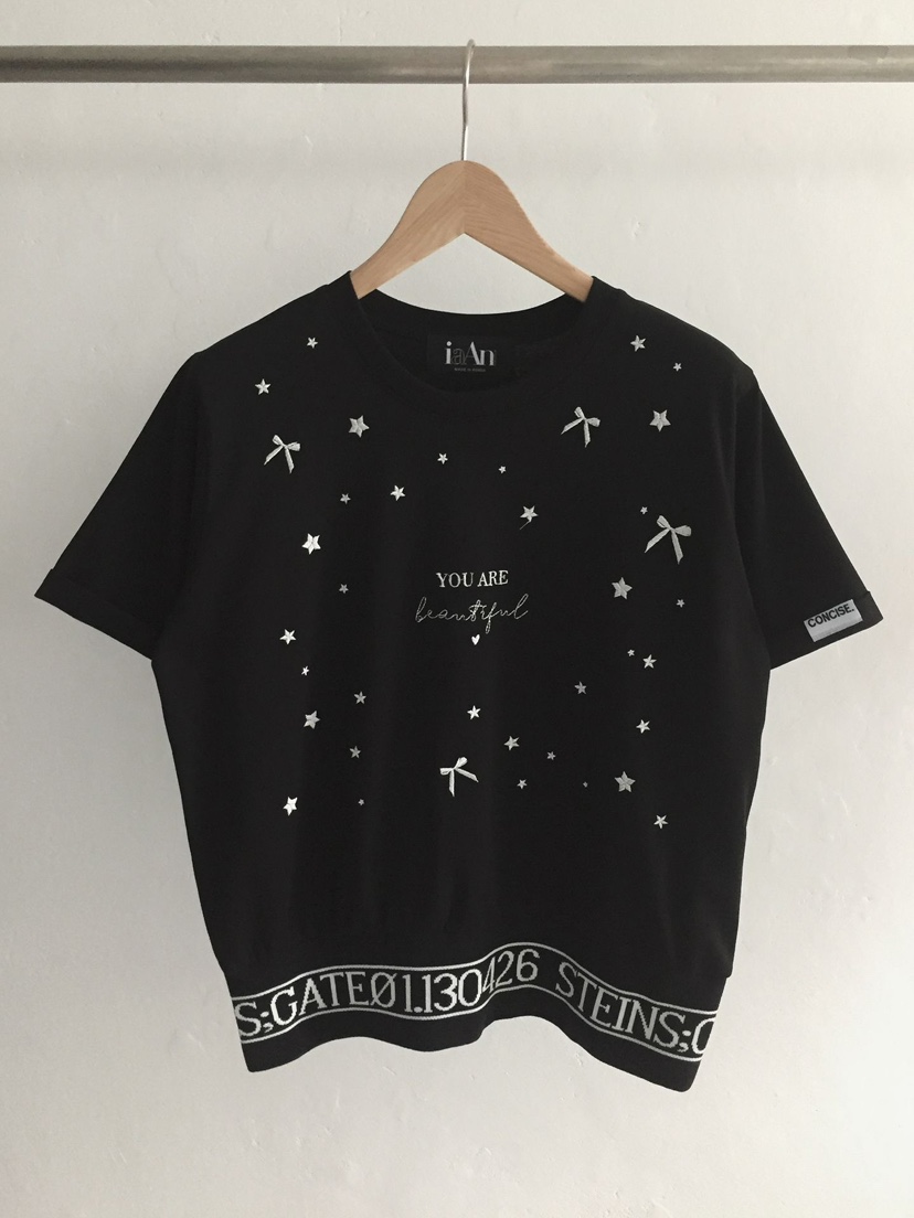 IAAN韓國東大門直郵女士新款人氣熱賣職業26春夏推薦休閑T恤iaAnT恤圖色2