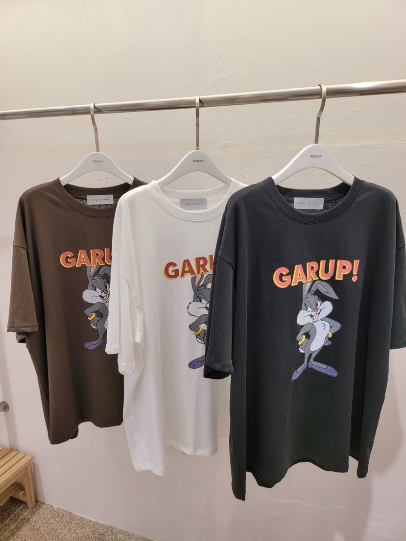 THE OTHER韓國代購女裝新款休閑熱賣26春夏人氣時尚T恤刺繡THE OTHERT恤