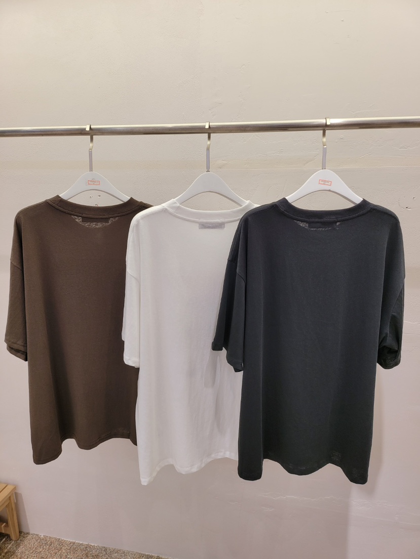 THE OTHER韓國代購女裝新款休閑熱賣26春夏人氣時尚T恤刺繡THE OTHERT恤