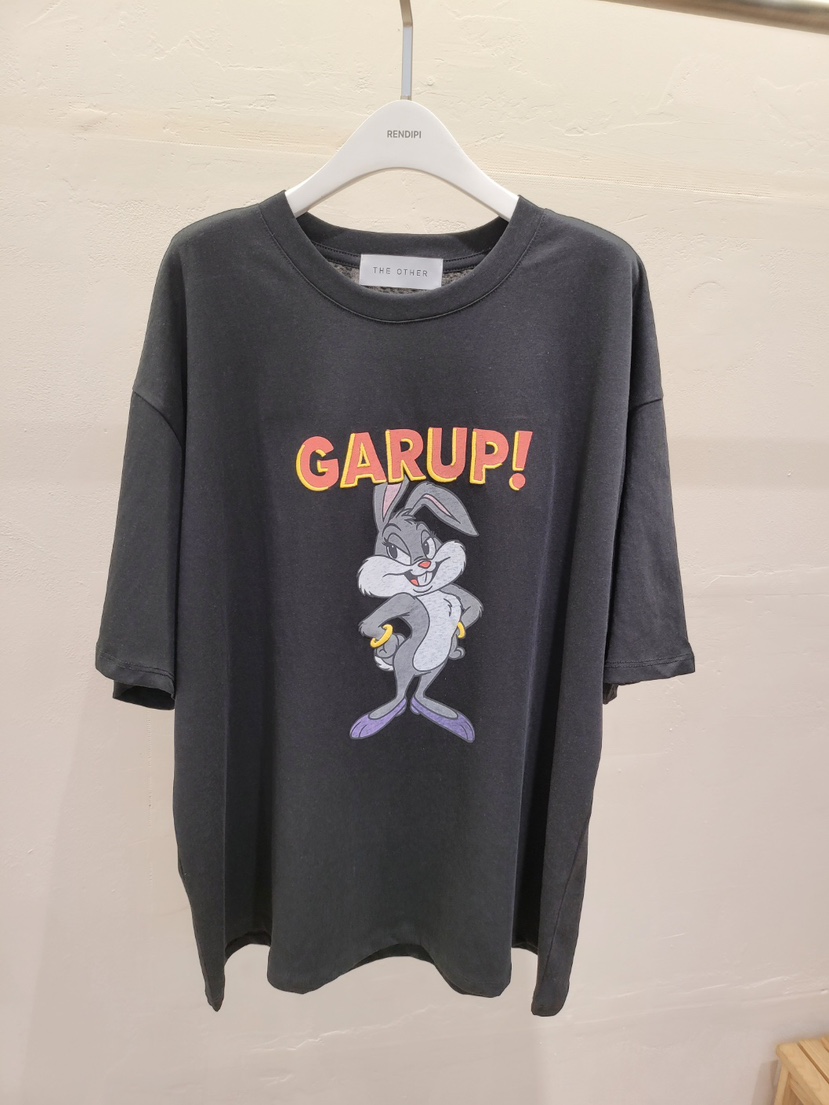 THE OTHER韓國代購女裝新款休閑熱賣26春夏人氣時尚T恤刺繡THE OTHERT恤圖色2