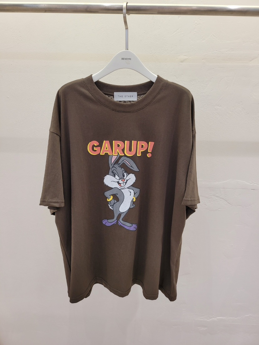 THE OTHER韓國代購女裝新款休閑熱賣26春夏人氣時尚T恤刺繡THE OTHERT恤圖色3