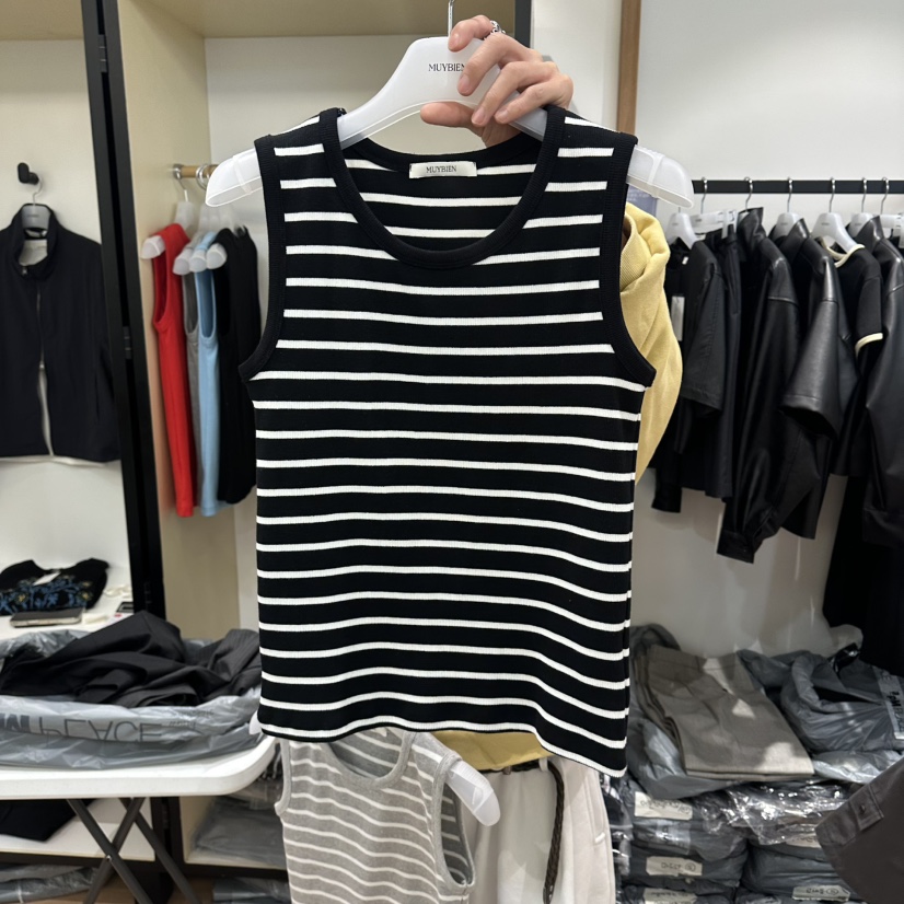 MUYBIEN韓國代購女裝新品熱賣推薦人氣時尚職業26春夏吊帶背心MUYBIEN吊帶/背心圖色3