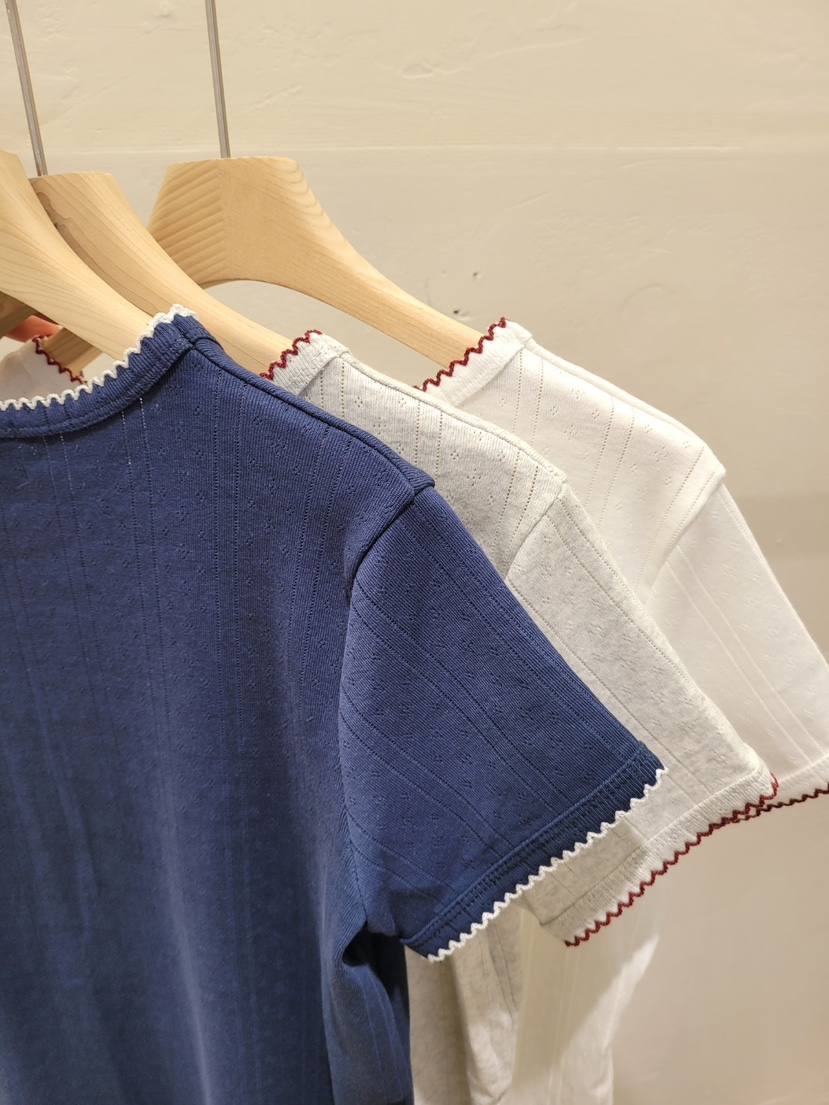 THE OTHER韓國東大門代購女士新品人氣26春夏休閑T恤羅紋THE OTHERT恤