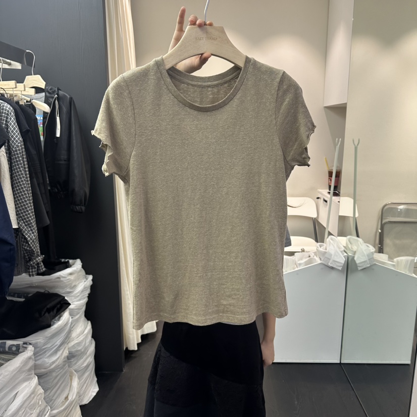 SALT BREAD韓國代購女裝新款人氣26春夏熱賣職業時尚T恤SALT BREADT恤圖色1